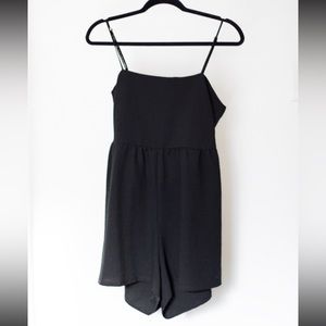 Wild fable black open back jumpsuit